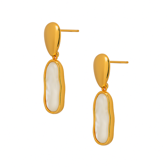 Aretes Realeza Doré