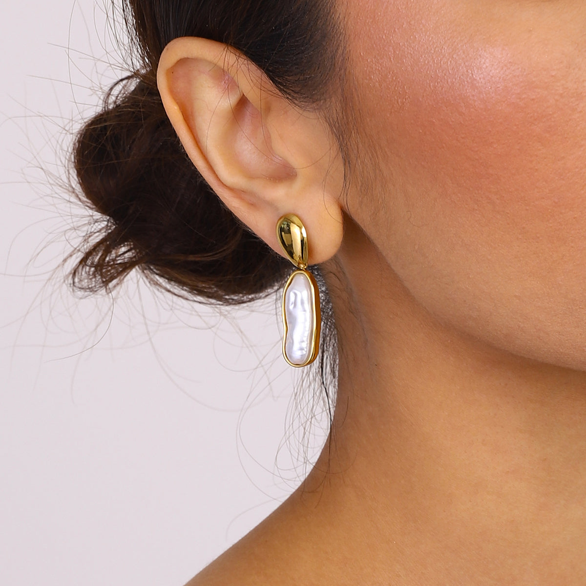 Aretes Realeza Doré