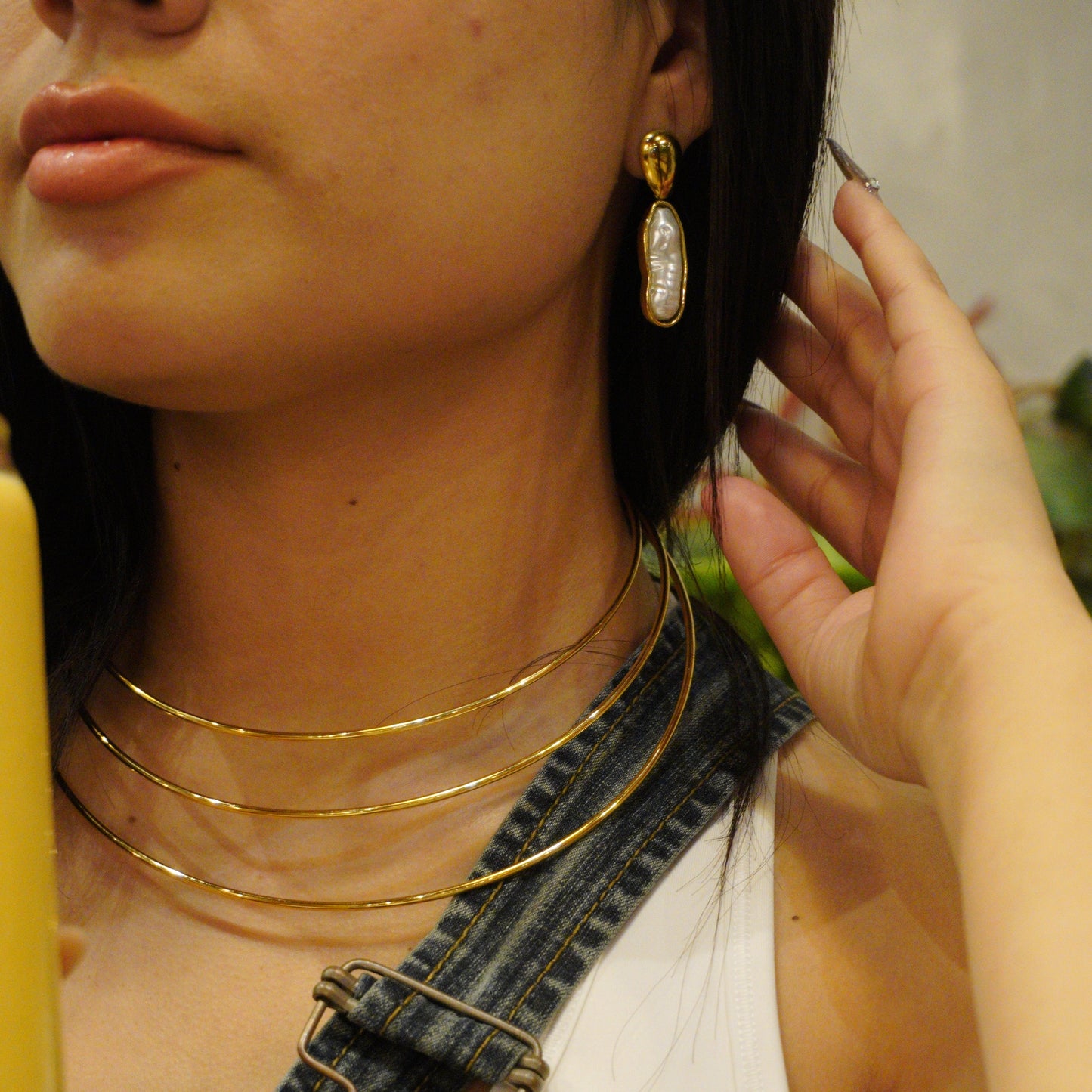 Aretes Realeza Doré