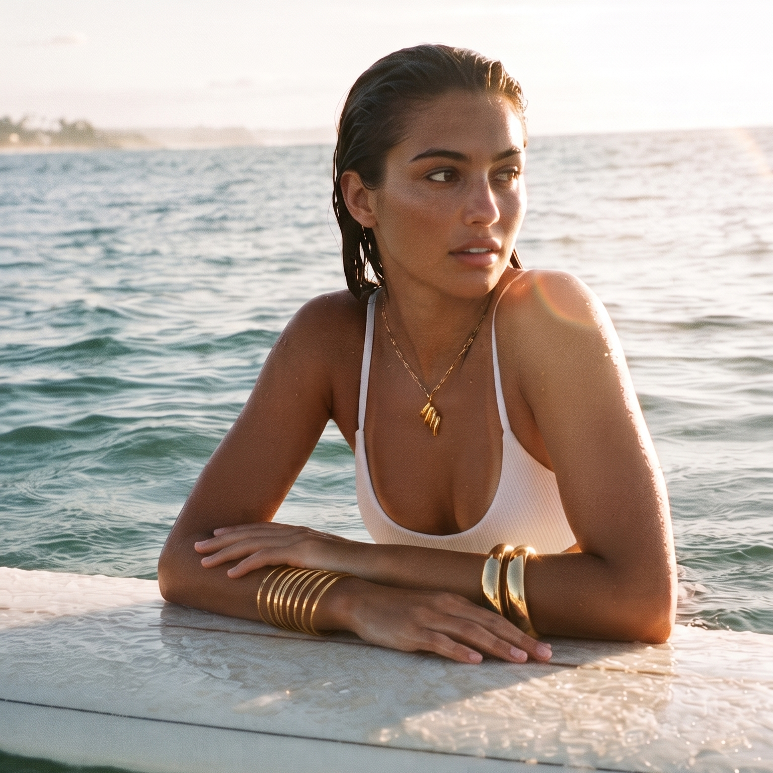 Golden Mermaid Necklace