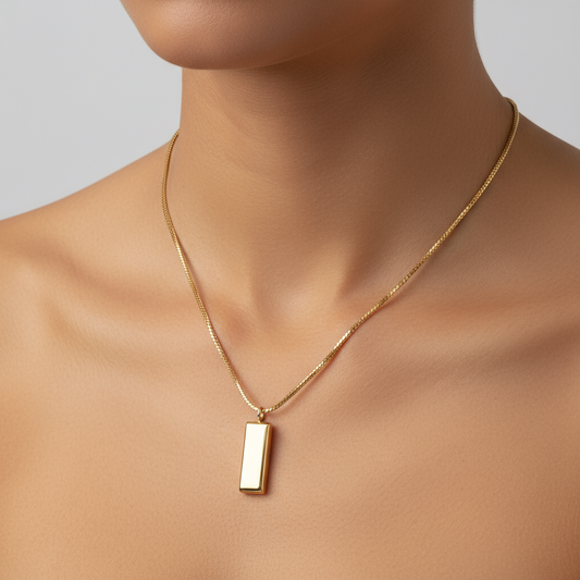 Gold Bar Necklace