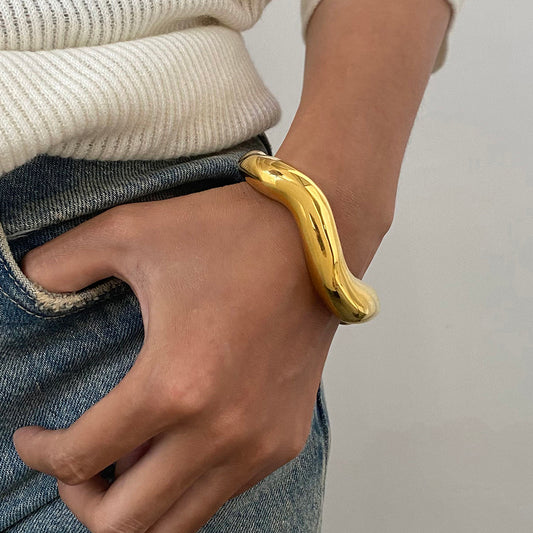 Onde Dorée Bracelet