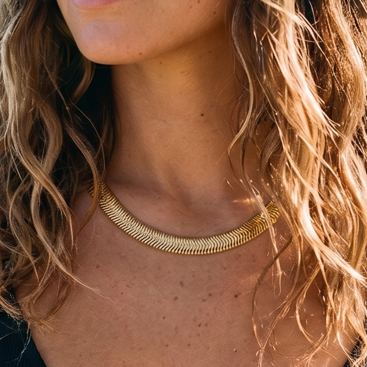 Solar Wave Necklace