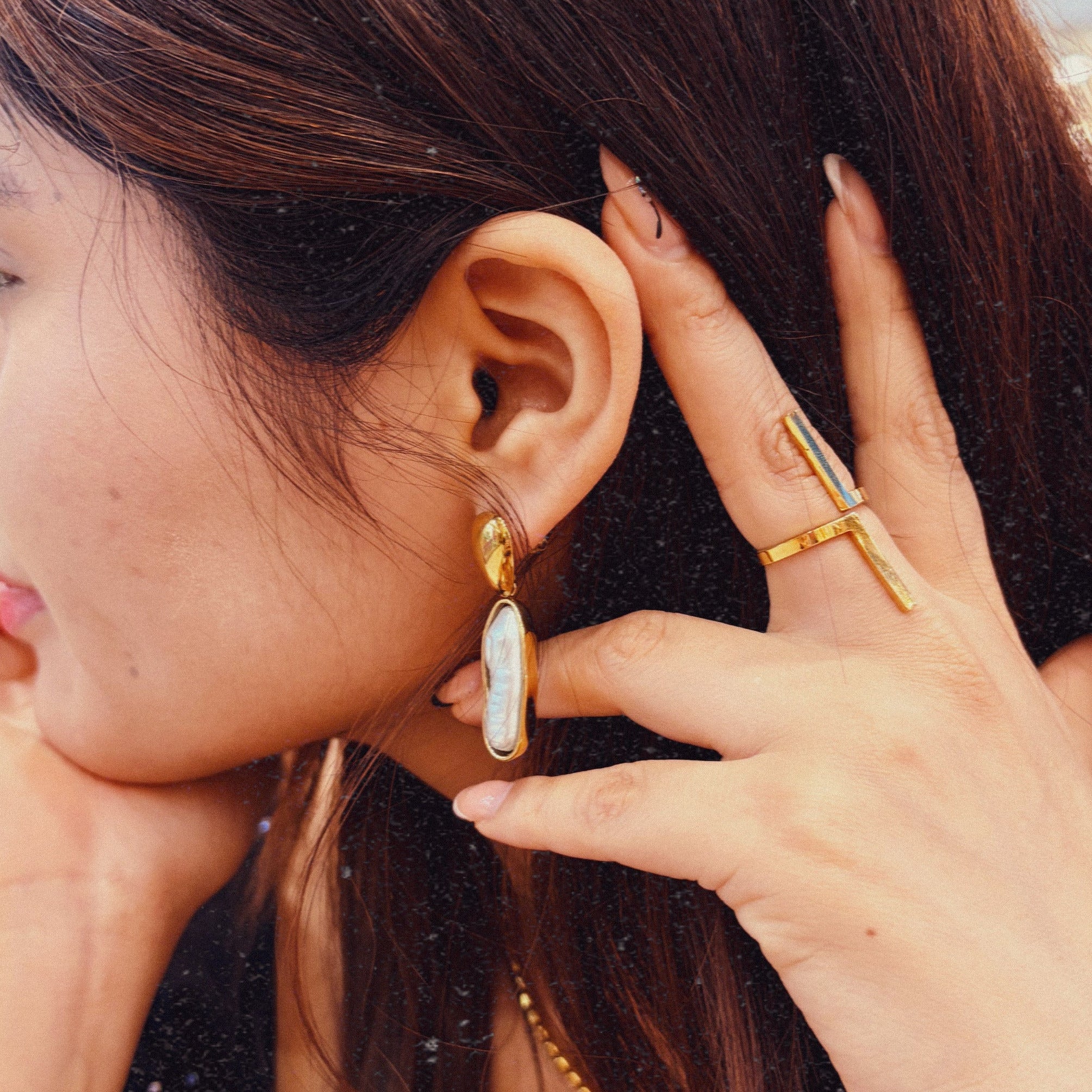 Aretes Realeza Doré