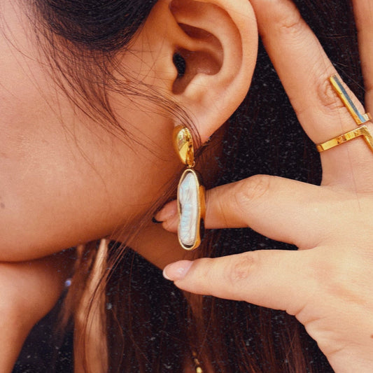 Aretes Realeza Doré